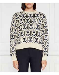 Свитер женский с узором, бежевый Weekend max mara