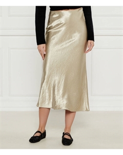 Юбка женская атласная миди, бежевый Boss