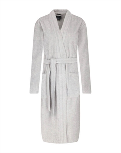 Халат женский махровый с поясом, серый Joop