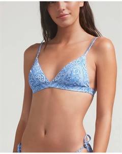 Треугольный бикини-топ Azzurra Bandana со съемными поролоновыми вставками, мультиколор Robin collection