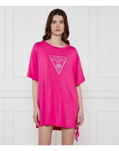 Футболка Relaxed Fit с завязками, розовый Guess