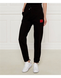 Спортивные штаны женские на кулиске, черный Hugo