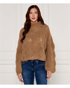 Свитер женский вязаный, бежевый Liu jo