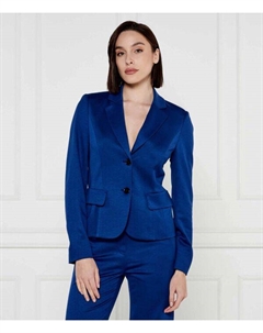 Пиджак женский из вискозы с отливом, синий Marc cain