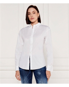 Рубашка женская классического кроя, белый Hugo