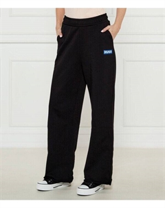 Штаны-джоггеры спортивные Relaxed Fit, черный Hugo blue