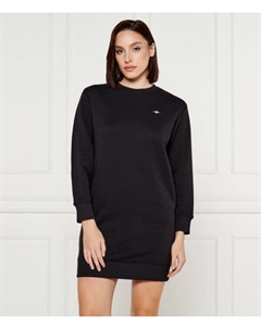 Платье с длинными рукавами и высоким воротником, черный Gant