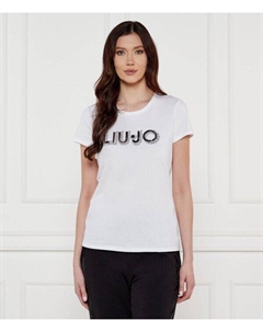 Футболка Regular Fit с логотипом, белый Liu jo