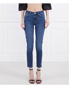 Джинсы женские зауженные, синий Liu jo