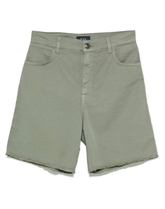 Шорты с необработанным краем, зеленый Fay