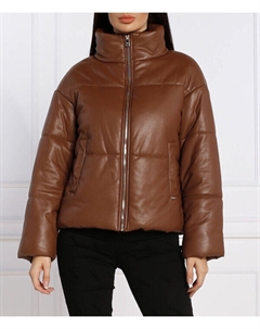 Куртка женская из искусственной кожи, коричневый Liu jo