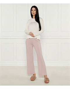 Пижама женская из вискозы, экрю/розовый Hugo bodywear