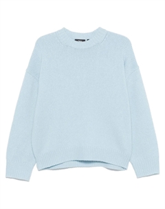 Свитер с круглым вырезом, синий Theory