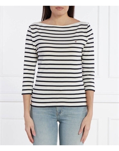 Кофта женская в полоску, белый/черный Tommy hilfiger