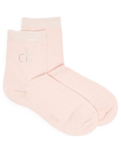Носки женские однотонные 2 пары, розовый Calvin klein