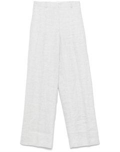 Брюки в ломаную клетку, серый Theory