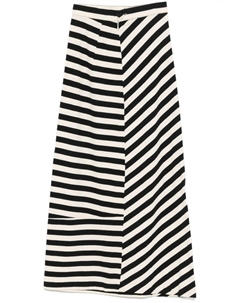 Юбка макси в полоску, нейтральный Yohji yamamoto