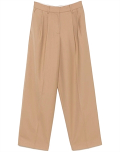 Широкие брюки со складками, нейтральный цвет Michael michael kors