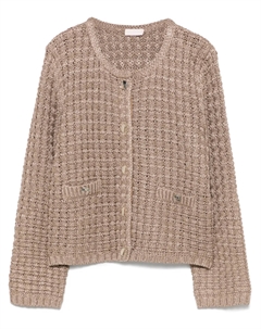 Пиджак из ткани букле, золотой Liu jo