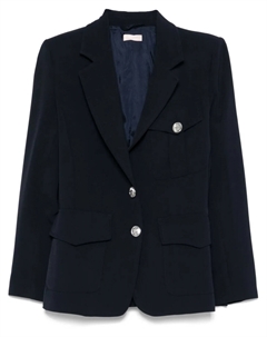 Двубортный блейзер, синий Liu jo