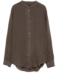 Льняная рубашка, коричневый Fay