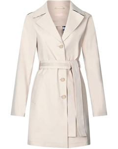 Тренчкот с поясом, нейтральный Liu jo