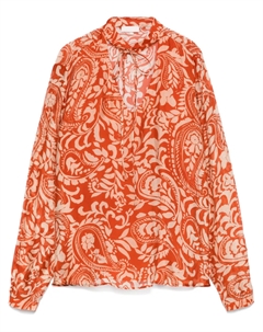Блузка с принтом, оранжевый Liu jo