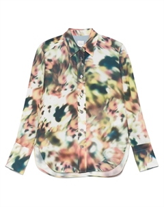 Футболка Lens Blur Botanical, зеленый Paul smith