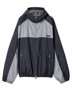 Бомбер с логотипом, синий Miu miu