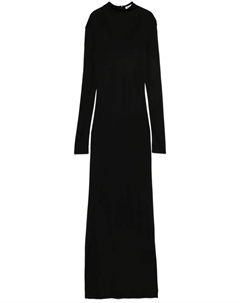 Платье макси Norla, черный Khaite