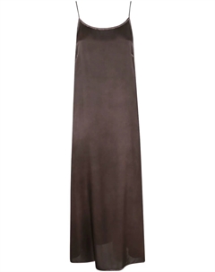 Шелковое платье от, коричневый Uma wang