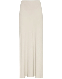 Юбка макси с разрезом, нейтральный Brunello cucinelli