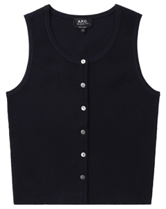 Трикотажный топ, синий A.p.c.
