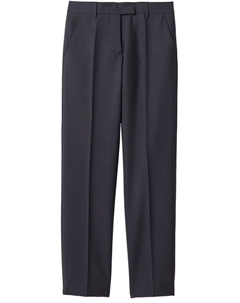 Брюки со складками, серый Miu miu