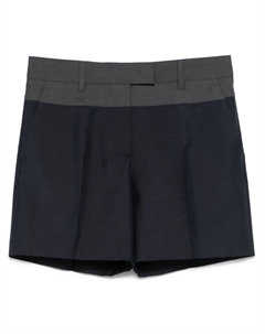 Шорты строгого кроя, синий Miu miu