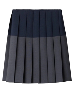 Плиссированная юбка, серый Miu miu