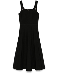 Платье миди в рубчик, черный Maje