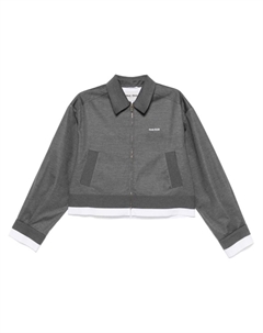 Куртка-рубашка, серый Miu miu