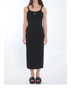 Сетчатое платье-комбинация с 3D-логотипом, черный Alexander wang