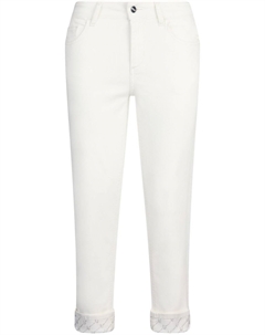 Укороченные брюки прямого кроя, белый Liu jo