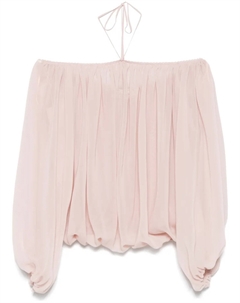 Креповая блузка, розовый Blumarine