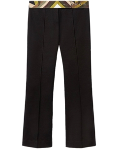 Брюки с принтом Iride, черный Pucci