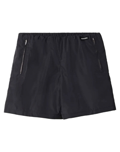 Широкие шорты-бермуды, синий Miu miu