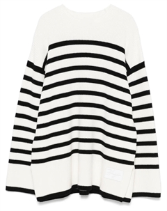 Джемпер в полоску, белый Hugo