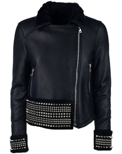 Куртка с заклепками, черный Carlotta 2001