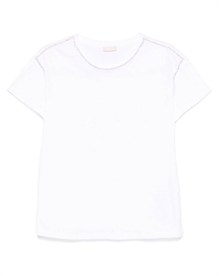 Футболка со стразами, белый Liu jo