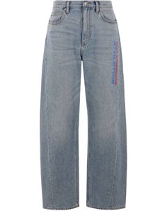 Широкие джинсы, серый Alexander wang