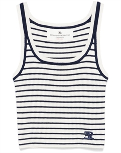 Топ в полоску, белый Ermanno scervino