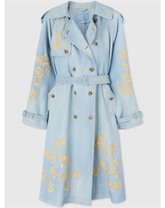 Джинсовый тренч, синий Ermanno scervino