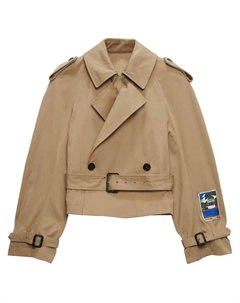 Укороченная куртка-тренч, нейтральный Msgm